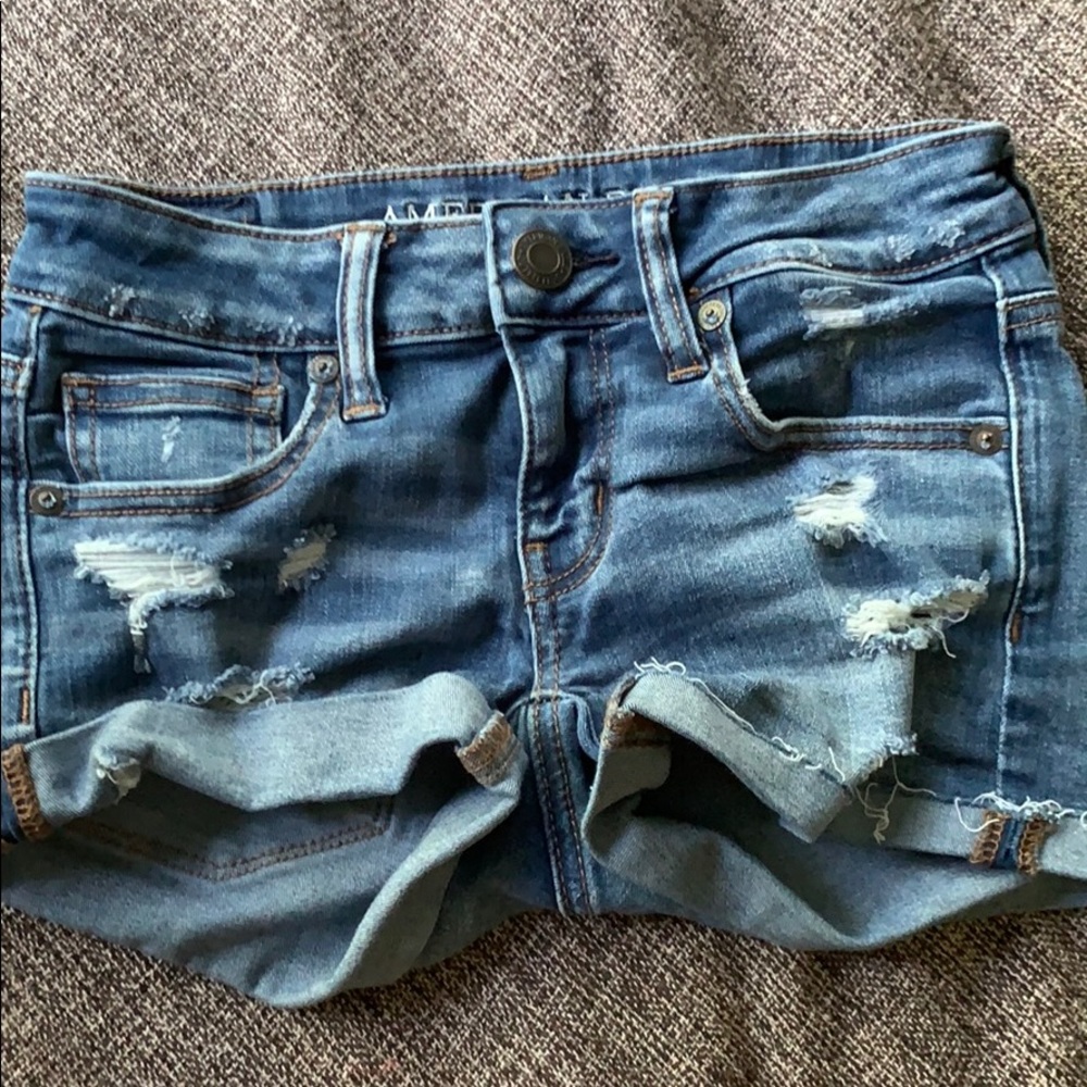 AEO jean shorts
